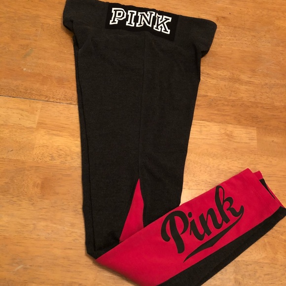 PINK Victoria's Secret Pants - PINK knit leggings very good cond size small sweet